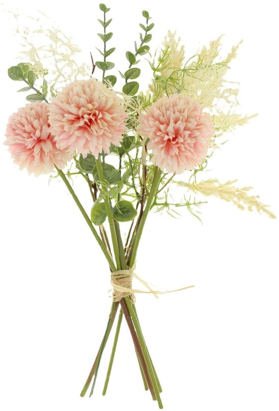 Bouquet di fiori artificiali da tavolo 8 pezzi - Qualità premium - Fiori artificiali - Decorazione da tavola - Decorazione da soggiorno - Attraente e in tempo perenne - Lunghezza totale 37 cm - Fiori artificiali