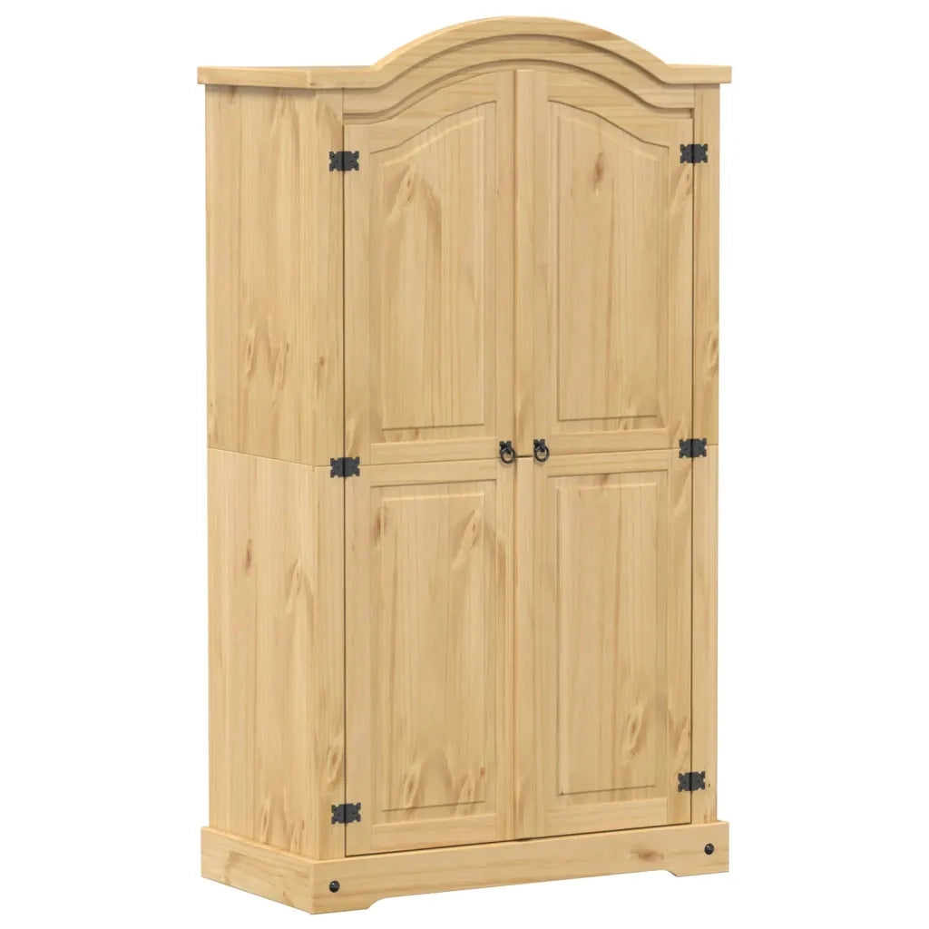 Armadio Corona 102x52x186 cm in Legno Massello di Pino 4012154