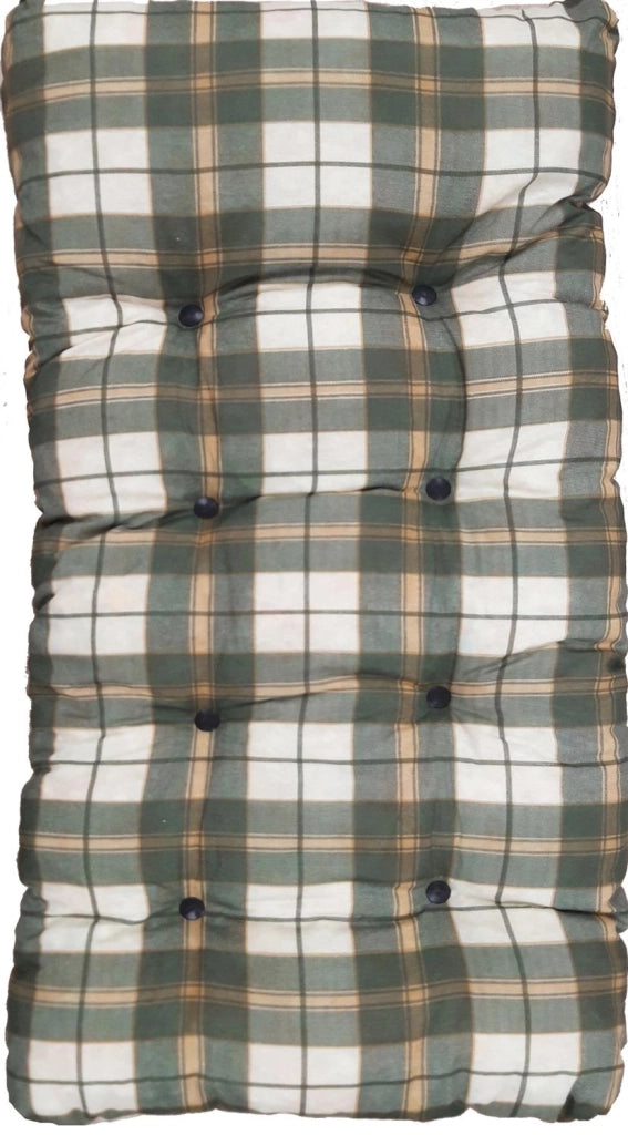 CUSCINO IMBOTTITO VERDE PER RICAMBIO POLTRONA RELAX COMODONA IN LEGNO