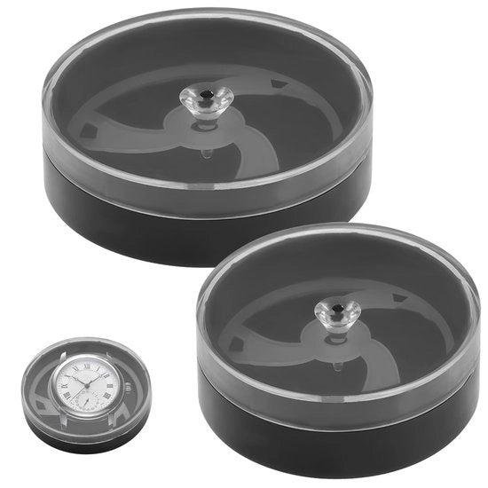 Casella di archiviazione portatile - Stufa impermeabile - Resistente alle graffiate - Kit di viaggio - 2 pezzi - Scatola di archiviazione orologio