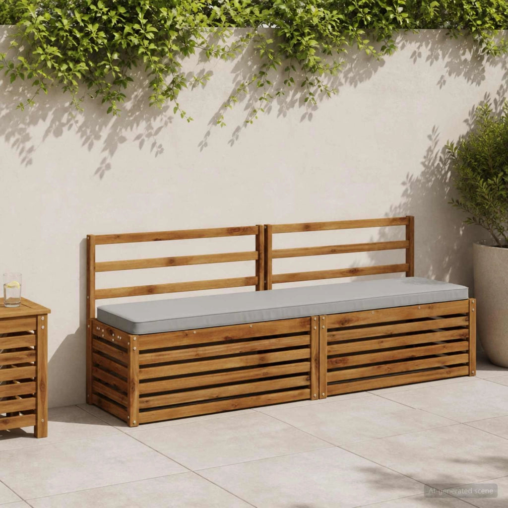Cuscini per Panchina a 2 Pezzi VUGHT 2 pz 100% Poliestere 951497