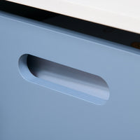 Cassapanca Baule Portagiochi 55x34x35,5 cm IN MDF Blu