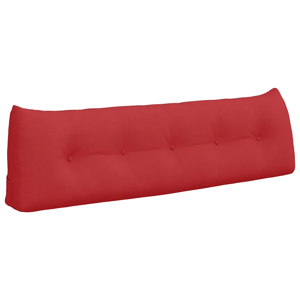 Cuscino per Schiena Rosso 160 x 24 x 50 cm Tessuto 42014540