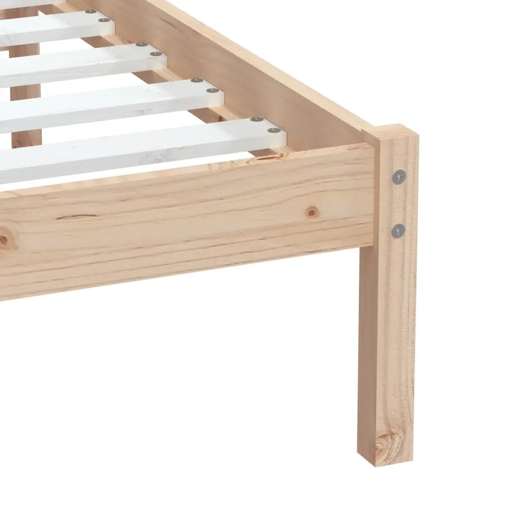 Giroletto-Struttura Letto 75x190 cm Small Single in Legno Massello 282358