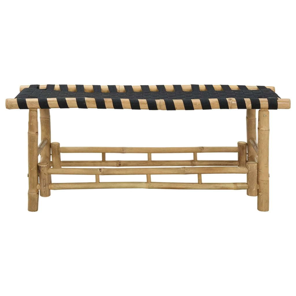 Panchina da giardino Naturale 110 x 38 x 40 cm Bambù 42028074