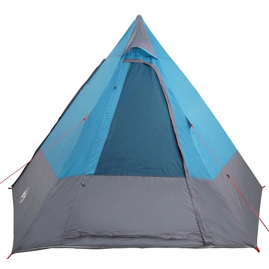 vidaXL Tenda da campeggio Blu 482 x 360 x 227 cm Poliestere