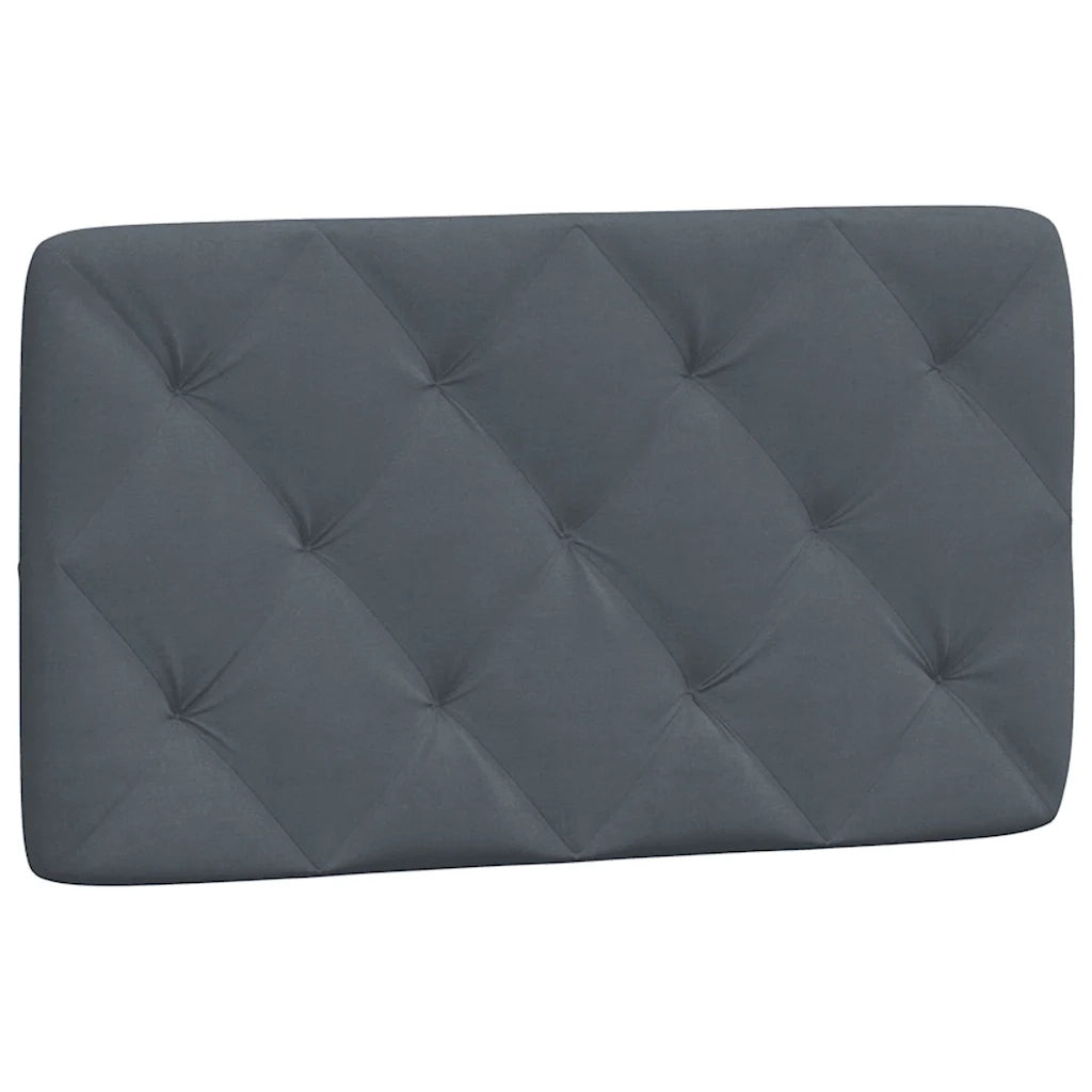 Giroletto senza Materasso-Struttura Letto Grigio Scuro 90x200 cm Velluto 407249