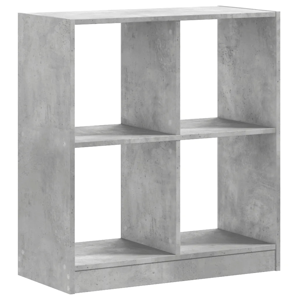 Libreria Grigio Cemento 68,5x32x75 cm in Legno Multistrato 852810