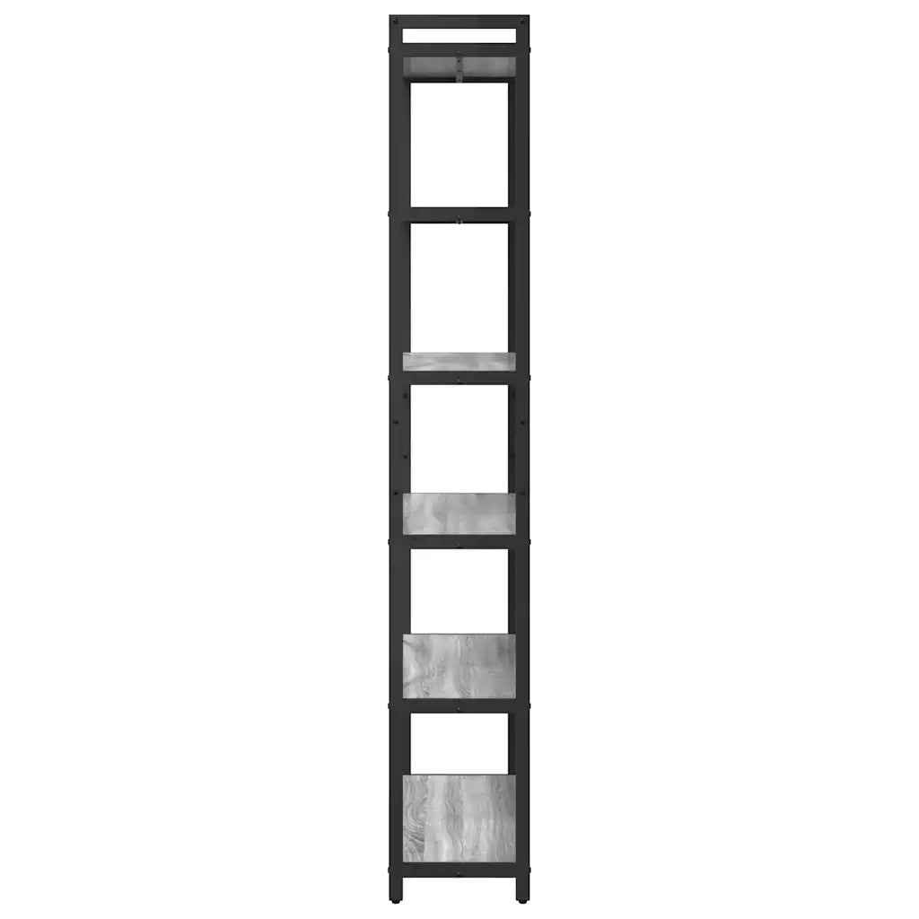 vidaXL Libreria Grigio sonoma 80 x 30 x 188 cm Legno multistrato