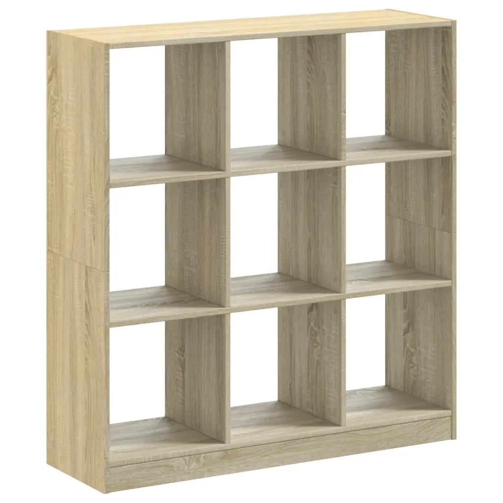 Libreria-Scaffale per Libri-Mobile di Stoccaggio Rovere Sonoma 102x32x108 cm in Legno Multistrato