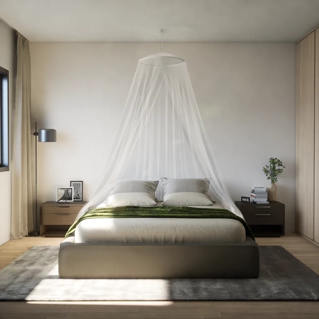 Zanzariera per Letto 220 Rete Bianca 56x56x220 cm CFW6050460