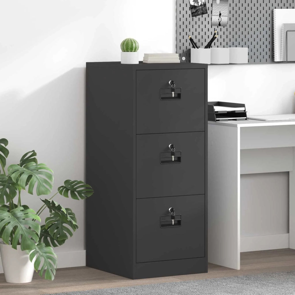 Armadio per File con cassetto Nero 44 x 50 x 106.5 cm CFW5874450