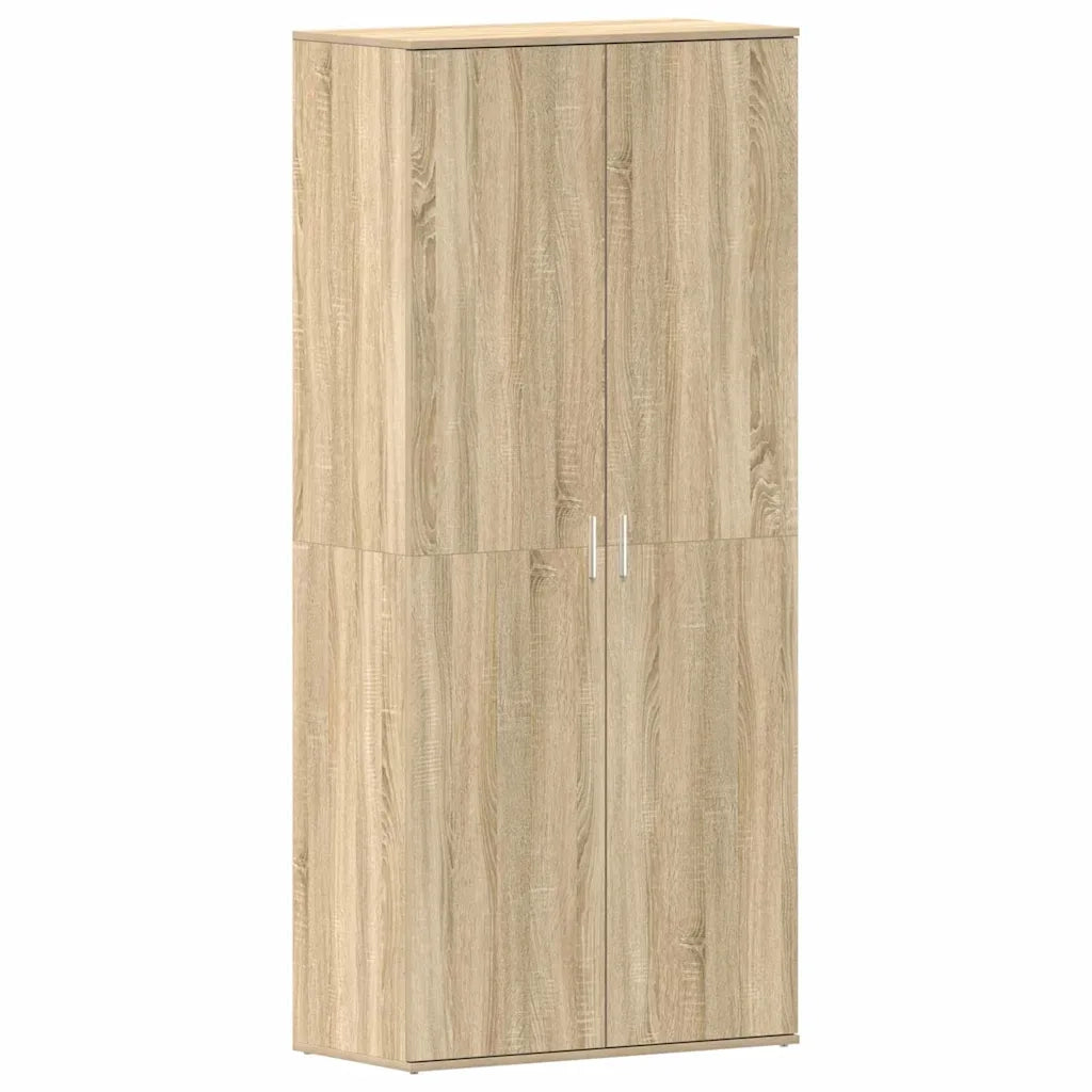 Mobile per scarpe con porta-Scarpiera Rovere Sonoma 80 x 39 x 178 cm