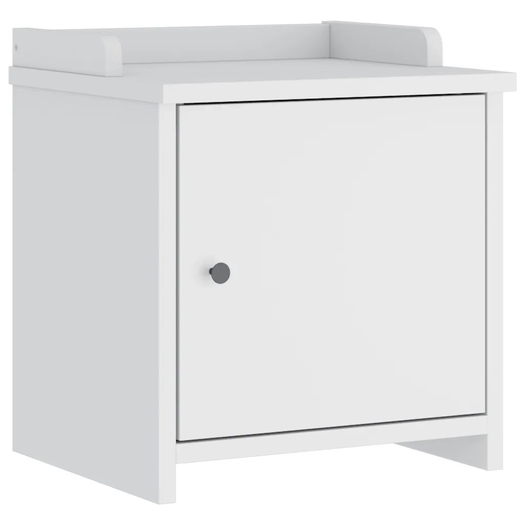 vidaXL Panca da Corridoio SANDNES Bianca 45x40x50 cm in Legno di Pino