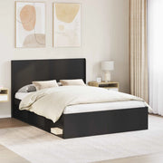 Testiera Letto Nero Legno ingegnerizzato 889606