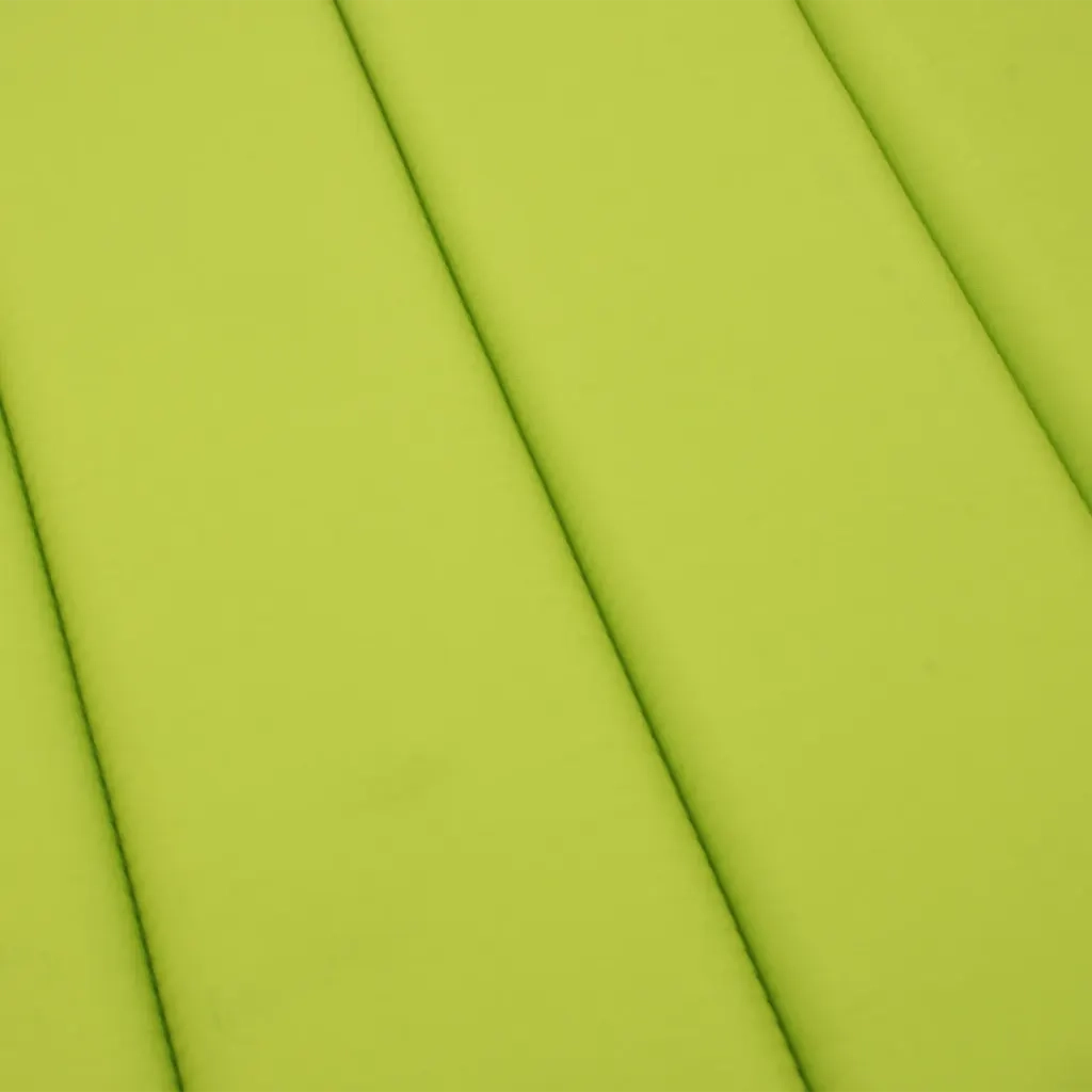 Cuscino per Lettino Verde Intenso 200x70x3 cm in Tessuto Oxford