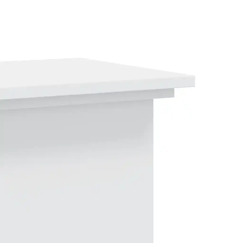 Supporto per Piante Bianco 33x33x100 cm in Truciolato