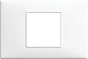 Sostegno per piastra SERIE - 2 modulo tecnopolimero bianco