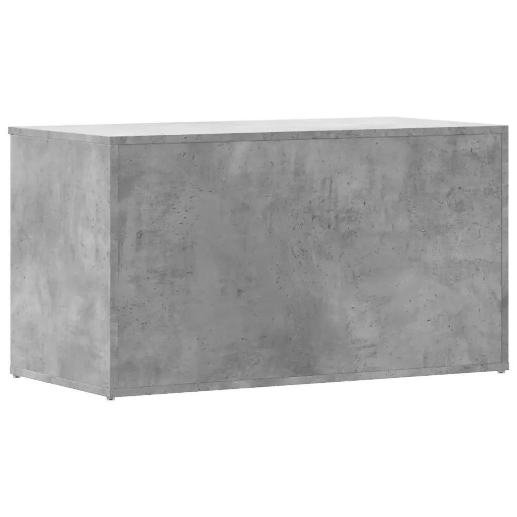 Cassapanca Grigio Cemento 84x42x46 cm in Legno Ingegnerizzato 803060
