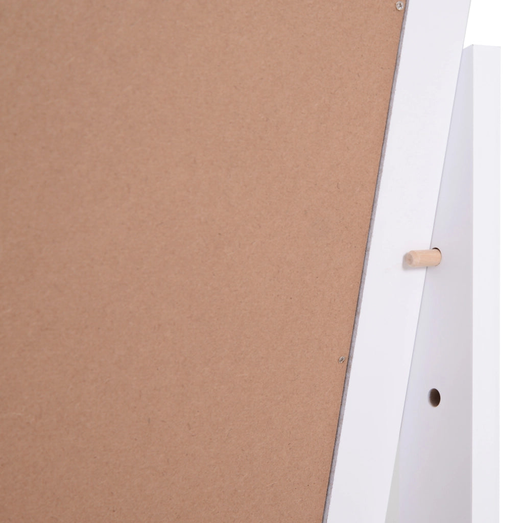 Specchio a Pieno Corpo con Supporto ¨C Minimal ¨C Bianco 47x46x148 cm
