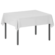 Tovaglia da Tavolo Rettangolare Bianco 140 x 180 cm Poliestere 42039867