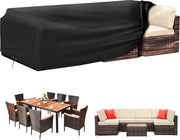 Ombrellone da giardino, impermeabile, 200 x 160 x 71 cm, ombrellone da tavolo e sedia per esterno, resistente al vento, resistente ai raggi UV, robusto, tessuto 420D Oxford, ombrellone per terrazza.