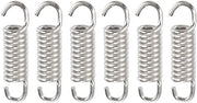 Uscita di Scarico 43mm - 6 Pezzi - Acciaio Inossidabile - Impermeabile - Resistente alla Corrosione - Forma Universale - Dampiattore