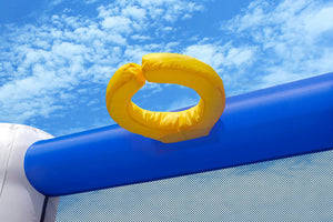 Castello Gonfiabile per Bambini Little Village 300x280x215 cm Portata Massima 135 kg