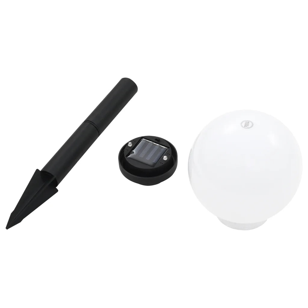 Lampade Solari da Esterni Sferiche 4 pz LED RGB 15cm CFW9895156