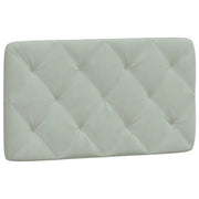 Cuscino Testiera Grigio Chiaro 90 cm in Velluto CFW4057852