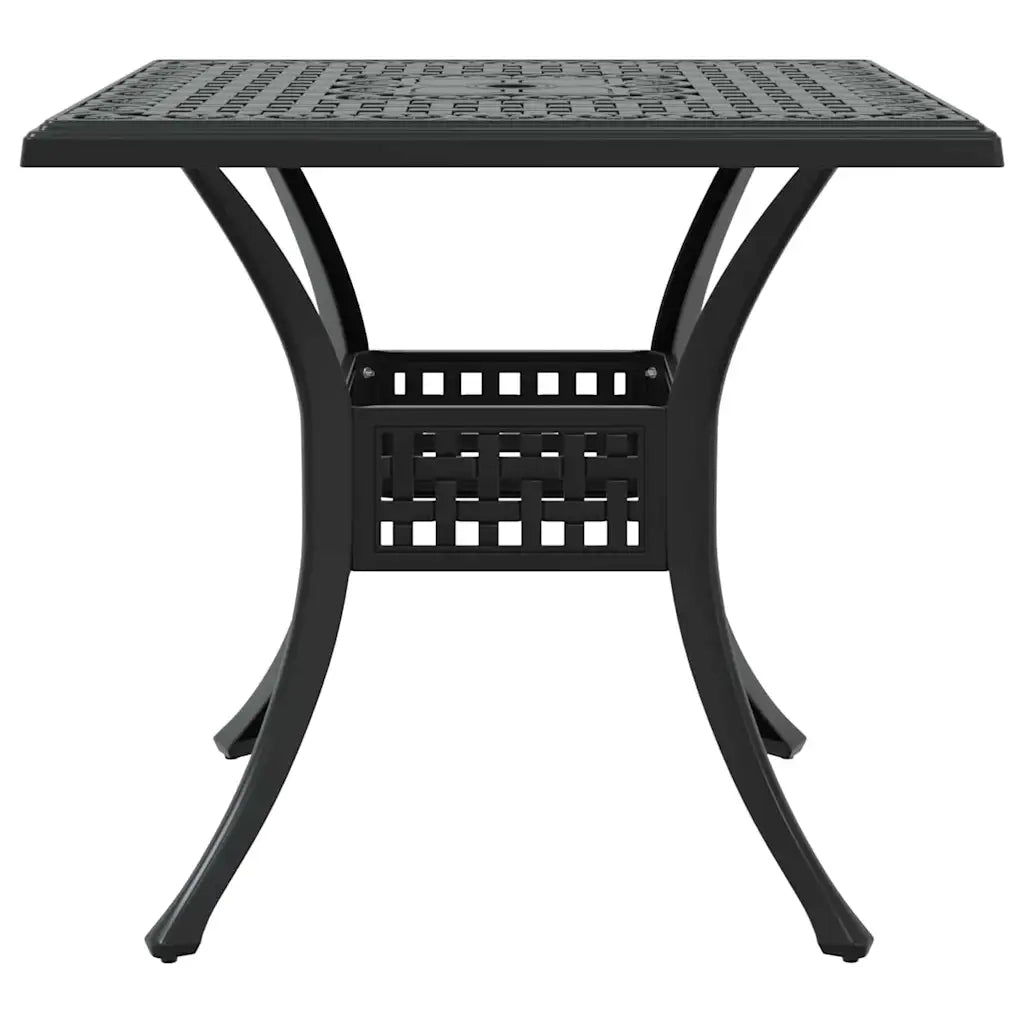 Set di Tavolo da Giardino 3 pcs Nero Alluminio pressofuso 3334749