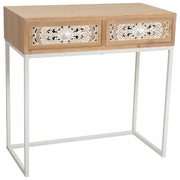 Mobile da ingresso in legno marrone 80x42x79