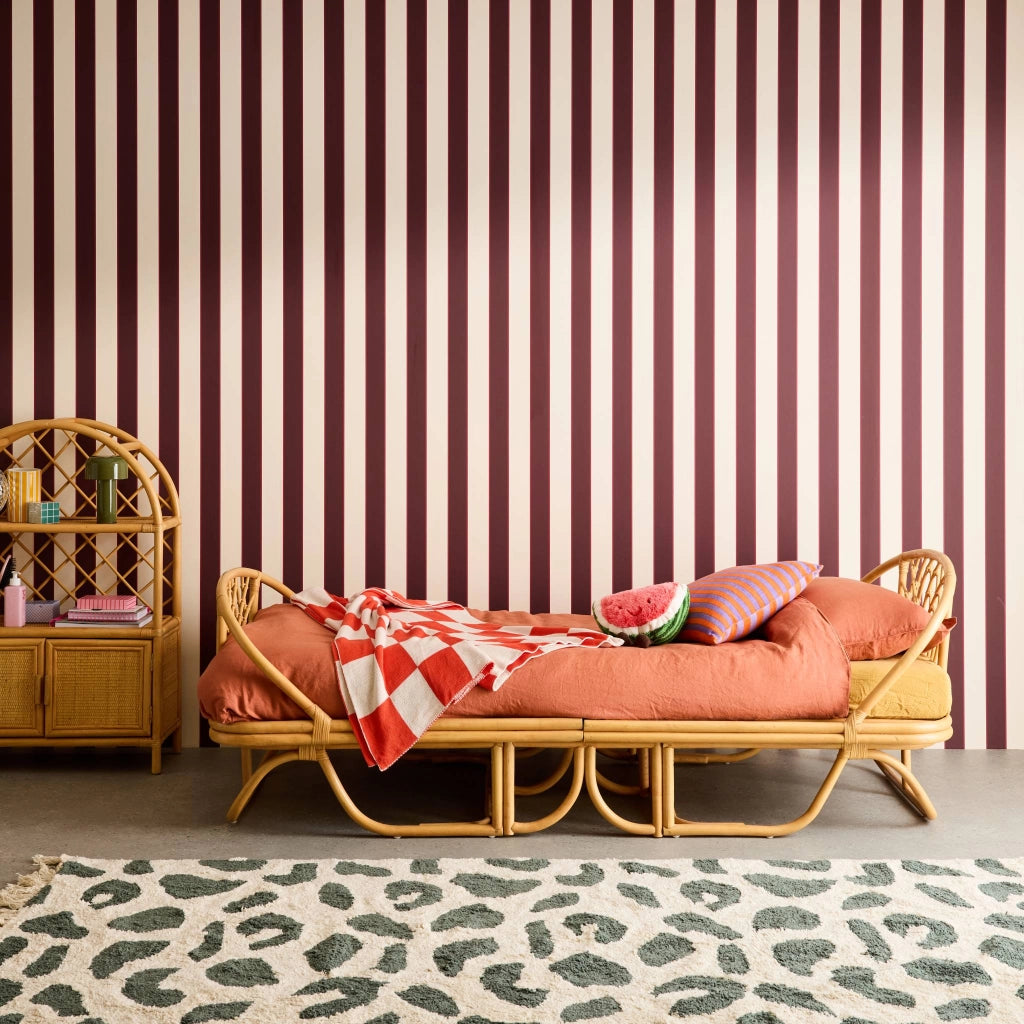Letto per bambini esotico rattan, 90cm, rattan naturale