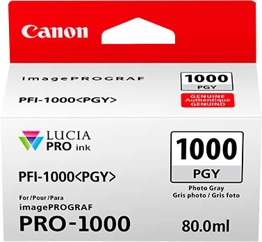 Canon Cartuccia d'inchiostro grigio fotografico PFI-1000PGY