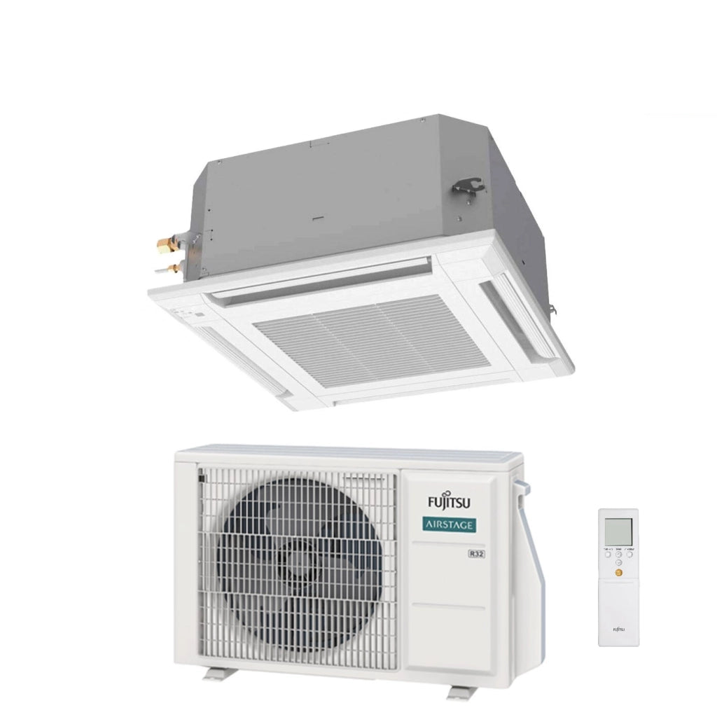 Condizionatore a Cassetta Fujitsu KV Eco 24000 Btu AUXG24KVLA R-32 Wi-Fi Optional con Griglia e Telecomando