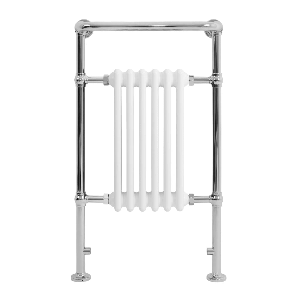 Radiatore Bagno Tradizionale 950x570mm Bianco Cromato Scaldasalviette
