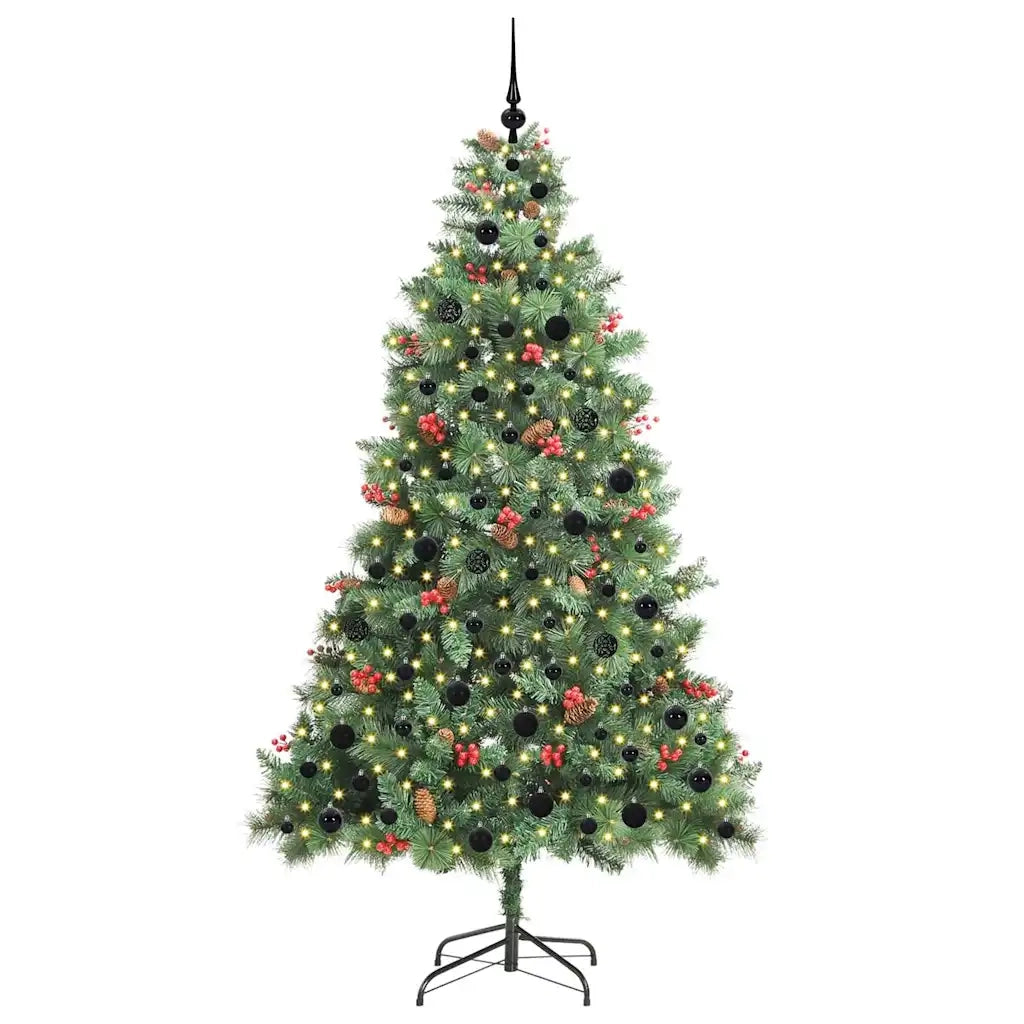 Albero di Natale artificiale Verde 210 cm PVC e Metallo 3395144
