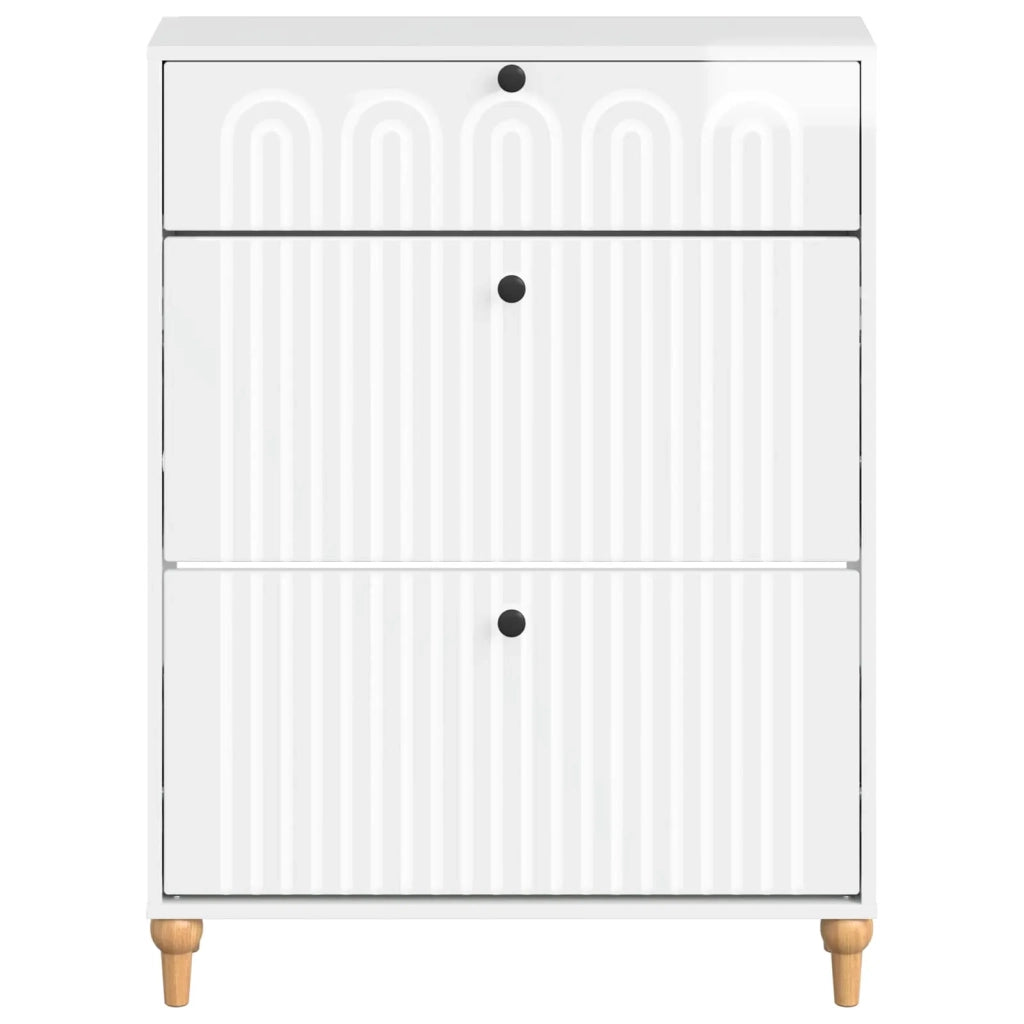 Mobile per scarpe ALKMAAR 78 x 24 x 103 cm Legno ingegnerizzato 896219
