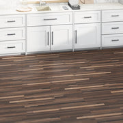 Listoni Pavimento PVC 5,02 m² 2mm Autoadesivi Marrone a Strisce 146603