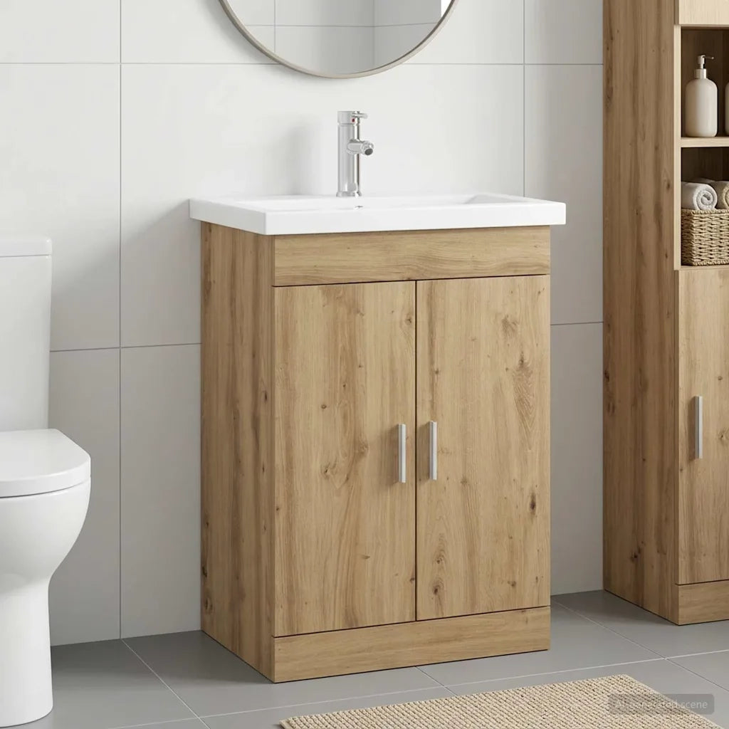 Set di mobili per il bagno Rovere Artigianale 61 x 40 x 84,5 cm 3404357