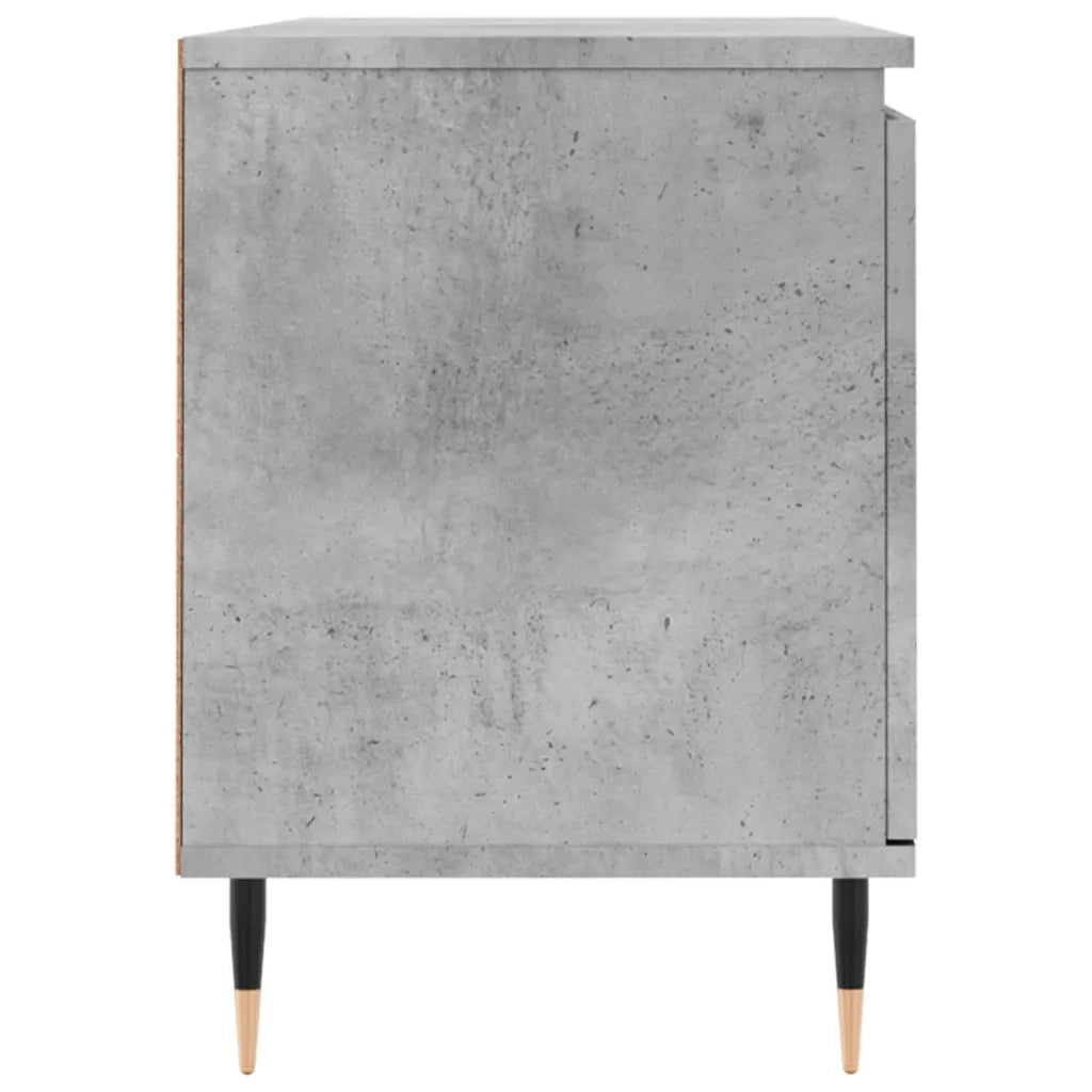 Mobile Porta TV Grigio Cemento 104x35x50cm in Legno Multistrato 827008