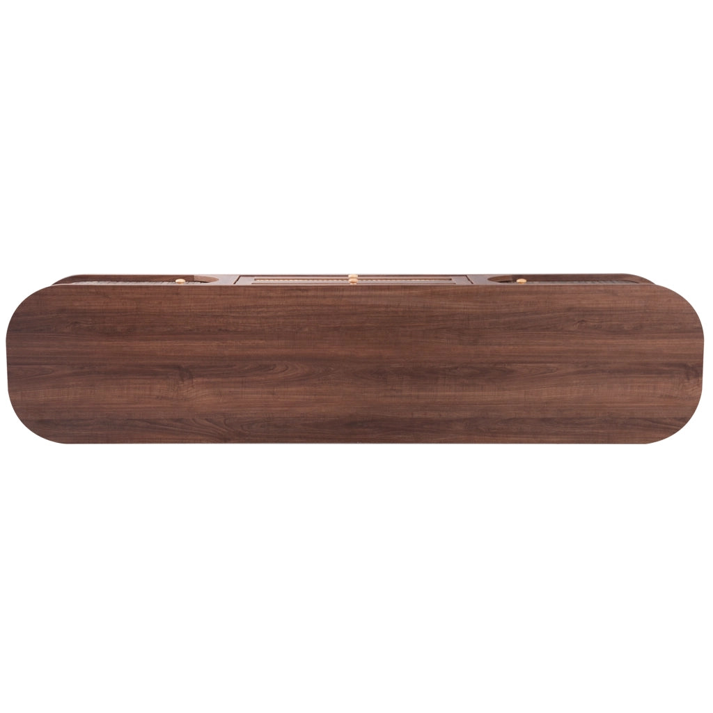 Mobile TV con 2 Ante Scorrevoli e 2 Cassetti in Rattan; Stile Naturale; in MDF; 170??39;5??46 cm; Naturale