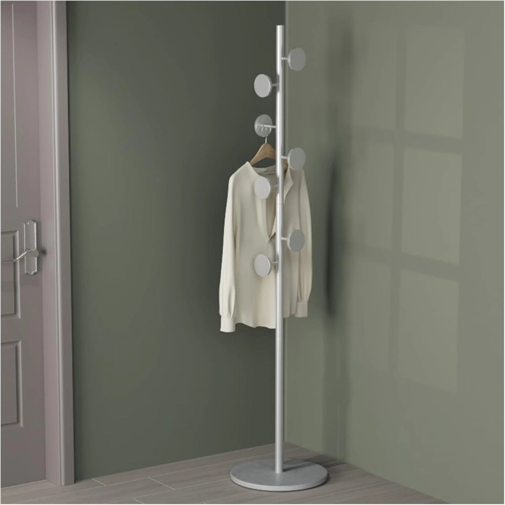 Appendiabiti con Maniglia Rotonda Dorata per Camera da Letto e Ingresso Appendiabiti salvaspazio e Stabile con Design Semplice per corridoio Appendiabiti Grigio Ardesia