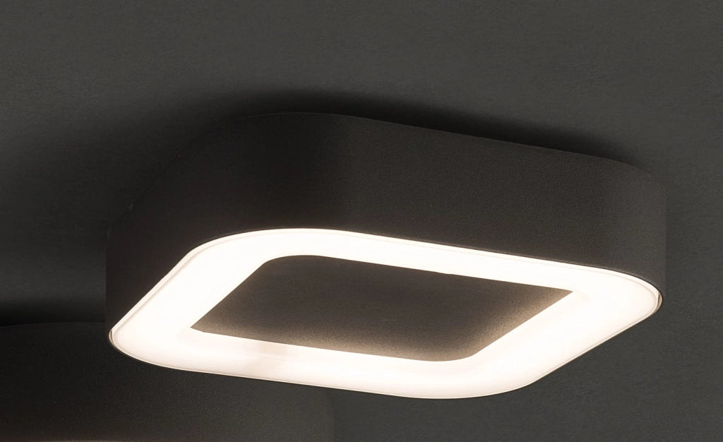 Plafoniera LED esterna Nowodvorski Puebla grafite 20cm 12W