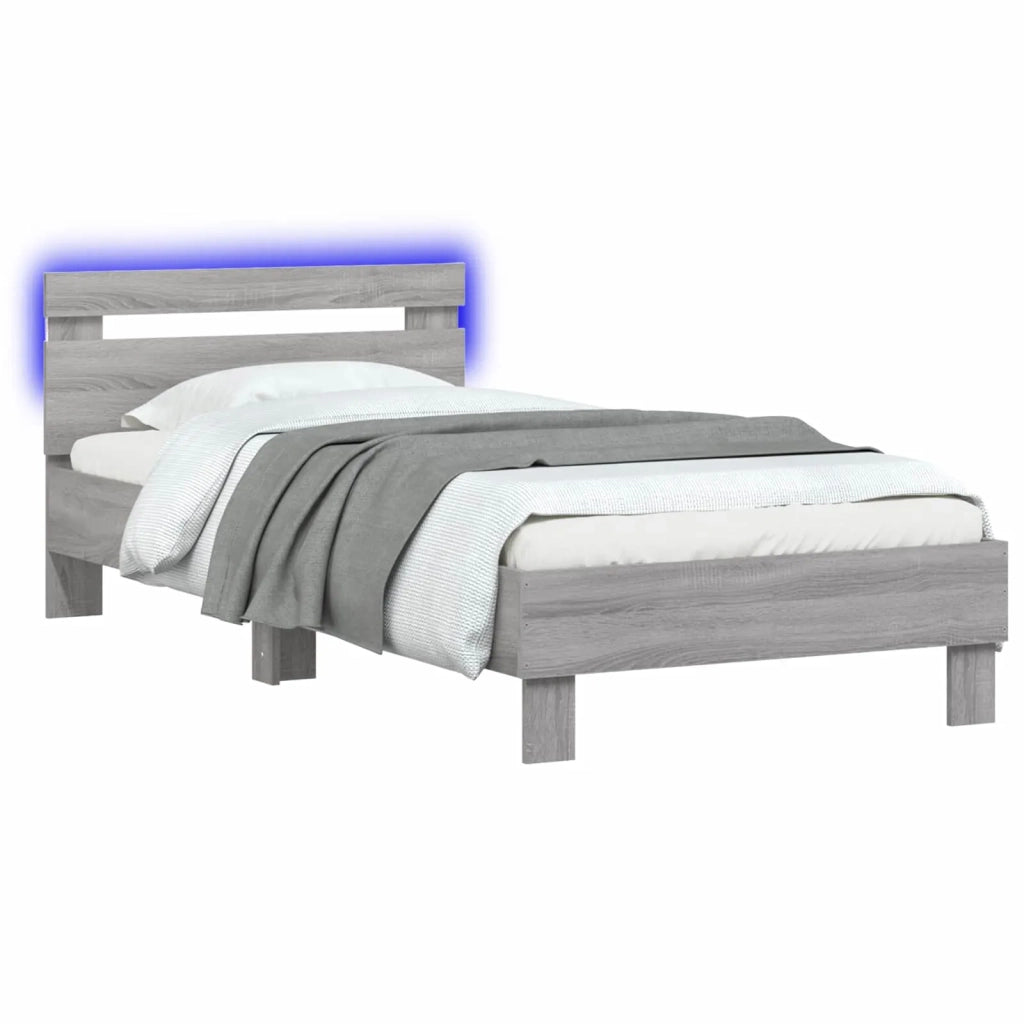 Struttura del letto Sonoma grigio Legno ingegnerizzato 8008995