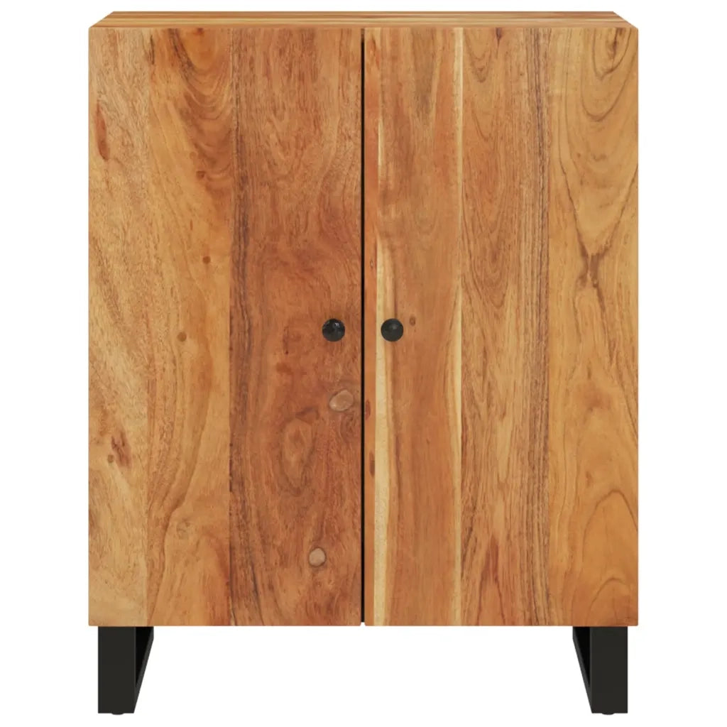 Credenza 60x33x75 cm in Legno Massello di Acacia