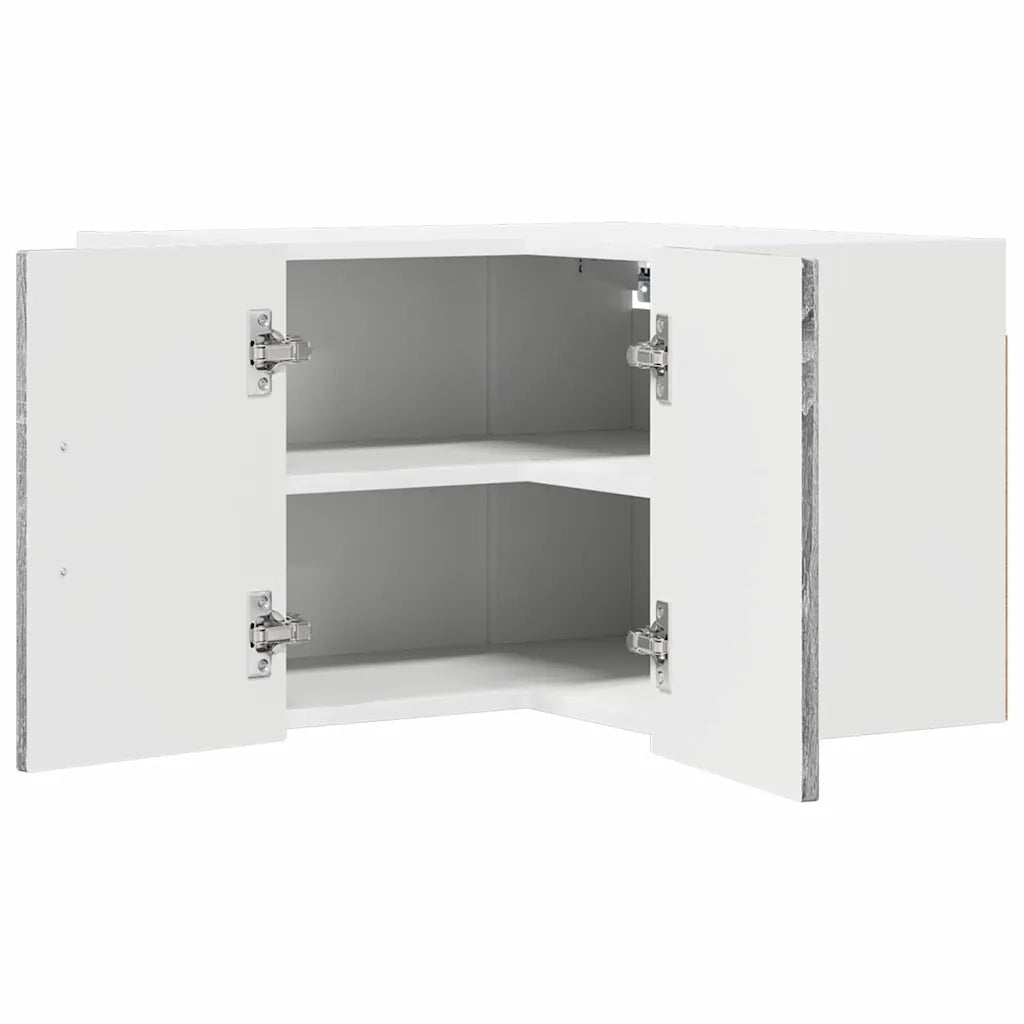 Mobile angolare per parete LUCCA Grigio Sonoma 57 x 57 x 40 cm