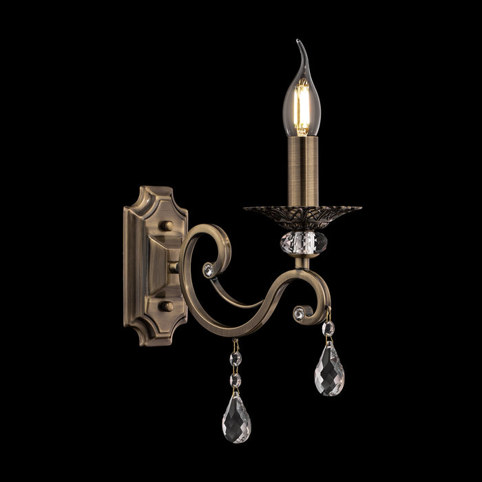 Lampada da parete Royal Classic in Metallo Grace Ottone