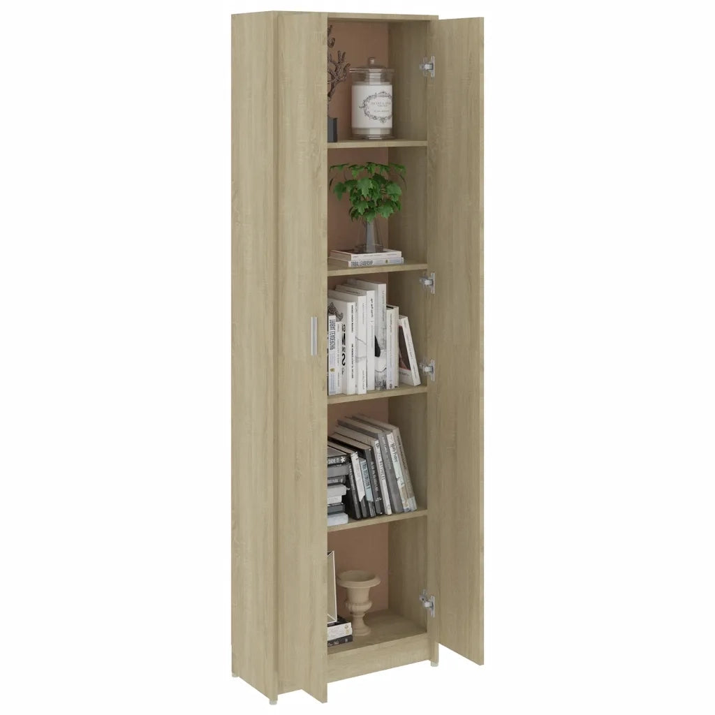 Armadio Corridoio Rovere Sonoma 55x25x189 cm Legno Multistrato 802852