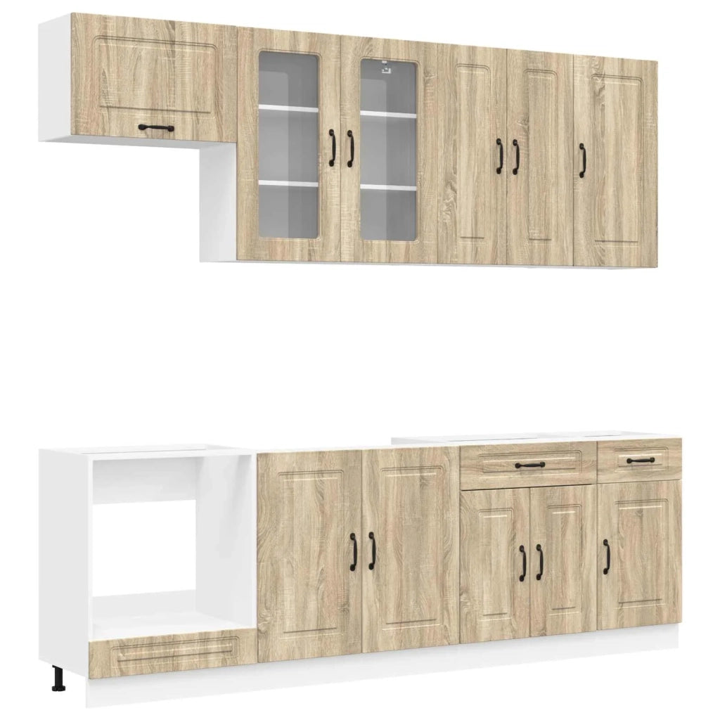 Unità Cucina KALMAR 8 pcs Rovere Sonoma Legno ingegnerizzato 3438185